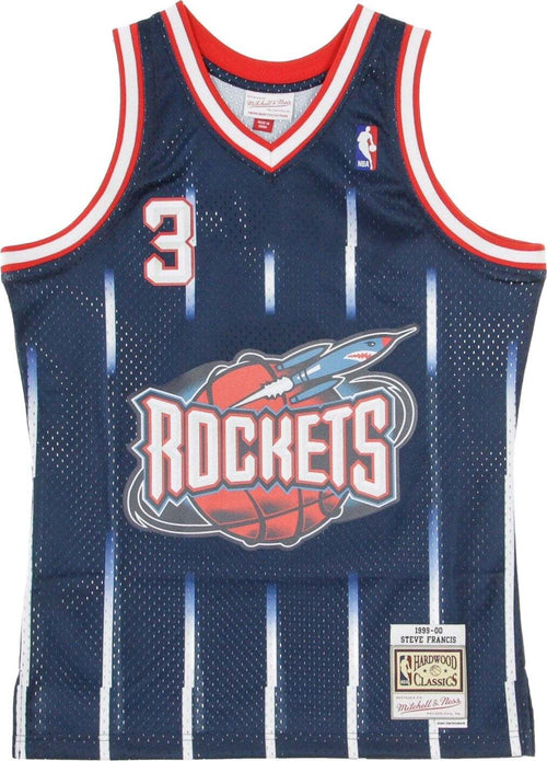 MITCHELL-&-NESS-Canotta-Basket-Uomo-Nba-Swimgman-Jersey-Steve-Francis-No.3-1999-00-Houroc-Road-Original-Team-Colors-da-uomo