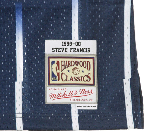 MITCHELL-&amp;-NESS-Canotta-Basket-Uomo-Nba-Swimgman-Jersey-Steve-Francis-No.3-1999-00-Houroc-Road-Original-Team-Colors-da-uomo
