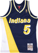 MITCHELL-&-NESS-Canotta-Basket-Uomo-Nba-Swingman-Jersey-Hardwood-Classics-No-05-Jalen-Rose-1996-97-Indpac-Original-Team-Colors-da-uomo