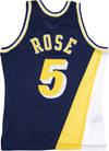 MITCHELL-&-NESS-Canotta-Basket-Uomo-Nba-Swingman-Jersey-Hardwood-Classics-No-05-Jalen-Rose-1996-97-Indpac-Original-Team-Colors-da-uomo