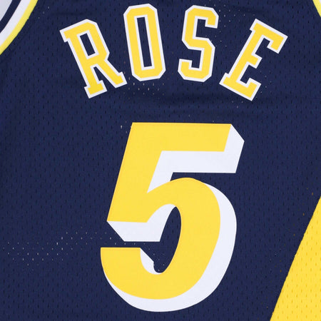MITCHELL-&amp;-NESS-Canotta-Basket-Uomo-Nba-Swingman-Jersey-Hardwood-Classics-No-05-Jalen-Rose-1996-97-Indpac-Original-Team-Colors-da-uomo