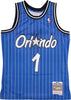 MITCHELL-&amp;-NESS-Canotta-Basket-Uomo-Nba-Swingman-Jersey-Hardwood-Classics-No-1-Anfernee-Hardaway-1994-95-Orlmag-Original-Team-Colors-da-uomo