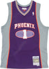 MITCHELL-&amp;-NESS-Canotta-Basket-Uomo-Nba-Swingman-Jersey-Hardwood-Classics-No-1-Penny-Hardaway-2001-02-Phosun-Purple/original-Team-Colors-da-uomo