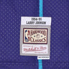 MITCHELL-&-NESS-Canotta-Basket-Uomo-Nba-Swingman-Jersey-Hardwood-Classics-No-2-Larry-Johnson-1994-95-Chahor-Original-Team-Colors-da-uomo