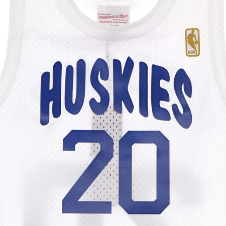 MITCHELL-&amp;-NESS-Canotta-Basket-Uomo-Nba-Swingman-Jersey-Hardwood-Classics-No-20-Damon-Stoudamire-Torrap-White-da-uomo