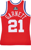 MITCHELL-&-NESS-Canotta-Basket-Uomo-Nba-Swingman-Jersey-Hardwood-Classics-No-21-Kevin-Garnett-Team-West-Red-da-uomo