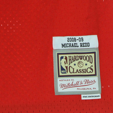 MITCHELL-&amp;-NESS-Canotta-Basket-Uomo-Nba-Swingman-Jersey-Hardwood-Classics-No-22-Michael-Redd-2008-2009-Milbuc-Red/original-Team-Colors-da-uomo