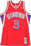 MITCHELL-&-NESS-Canotta-Basket-Uomo-Nba-Swingman-Jersey-Hardwood-Classics-No-3-Allen-Iverson-1996-97-Phi76e-Road-Original-Team-Colors-da-uomo