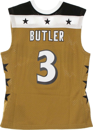 MITCHELL-&amp;-NESS-Canotta-Basket-Uomo-Nba-Swingman-Jersey-Hardwood-Classics-No-3-Caron-Butler-2007-08-Waswiz-Original-Team-Colors-da-uomo