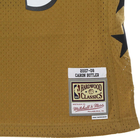 MITCHELL-&amp;-NESS-Canotta-Basket-Uomo-Nba-Swingman-Jersey-Hardwood-Classics-No-3-Caron-Butler-2007-08-Waswiz-Original-Team-Colors-da-uomo