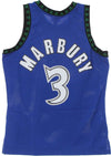 MITCHELL-&-NESS-Canotta-Basket-Uomo-Nba-Swingman-Jersey-Hardwood-Classics-No-3-Stephon-Marbury-1996-97-Mintim-Blue-da-uomo