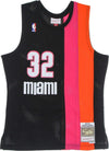 MITCHELL-&-NESS-Canotta-Basket-Uomo-Nba-Swingman-Jersey-Hardwood-Classics-No.-32-Shaquille-O'neal-2005-06-Miahea-Road-Black/black-da-uomo