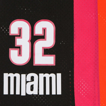 MITCHELL-&amp;-NESS-Canotta-Basket-Uomo-Nba-Swingman-Jersey-Hardwood-Classics-No.-32-Shaquille-O'neal-2005-06-Miahea-Road-Black/black-da-uomo