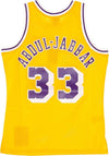 MITCHELL-&-NESS-Canotta-Basket-Uomo-Nba-Swingman-Jersey-Hardwood-Classics-No-33-Kareem-Abdul-Jabbar-1984-85-Loslak-Home-Original-Team-Colors-da-uomo