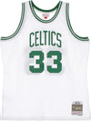 MITCHELL-&-NESS-Canotta-Basket-Uomo-Nba-Swingman-Jersey-Hardwood-Classics-No-33-Larry-Bird-1985-86-Boscel-Home-Original-Team-Colors-da-uomo