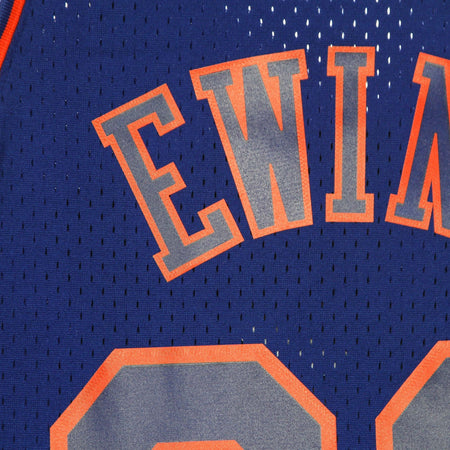 MITCHELL-&amp;-NESS-Canotta-Basket-Uomo-Nba-Swingman-Jersey-Hardwood-Classics-No-33-Patrick-Ewing-1996-97-Neykni-Royal-da-uomo