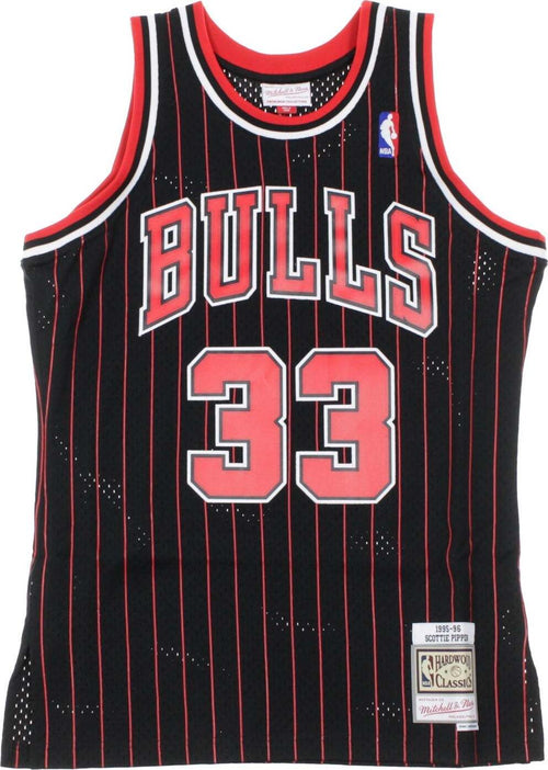 MITCHELL-&-NESS-Canotta-Basket-Uomo-Nba-Swingman-Jersey-Hardwood-Classics-No-33-Scottie-Pippen-1995-96-Chibul-Alternate-2-Original-Team-Colors-da-uomo