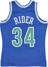 MITCHELL-&-NESS-Canotta-Basket-Uomo-Nba-Swingman-Jersey-Hardwood-Classics-No-34-Isaiah-Rider-Jr-1993-94-Mintim-Blue-da-uomo