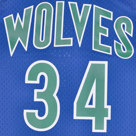 MITCHELL-&amp;-NESS-Canotta-Basket-Uomo-Nba-Swingman-Jersey-Hardwood-Classics-No-34-Isaiah-Rider-Jr-1993-94-Mintim-Blue-da-uomo