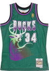 MITCHELL-&-NESS-Canotta-Basket-Uomo-Nba-Swingman-Jersey-Hardwood-Classics-No-34-Ray-Allen-1996-97-Milbuc-Alternate-Original-Team-Colors-da-uomo