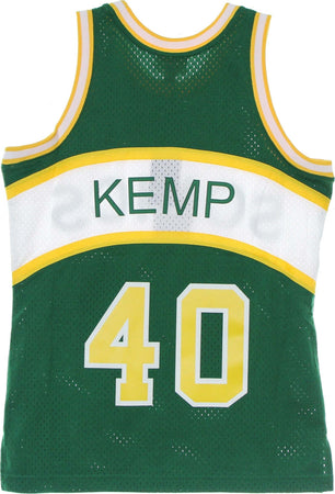 MITCHELL-&amp;-NESS-Canotta-Basket-Uomo-Nba-Swingman-Jersey-Hardwood-Classics-No-40-Shawn-Kemp-1994-95-Seasup-Original-Team-Colors-da-uomo
