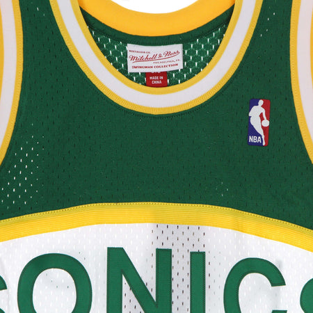 MITCHELL-&amp;-NESS-Canotta-Basket-Uomo-Nba-Swingman-Jersey-Hardwood-Classics-No-40-Shawn-Kemp-1994-95-Seasup-Original-Team-Colors-da-uomo