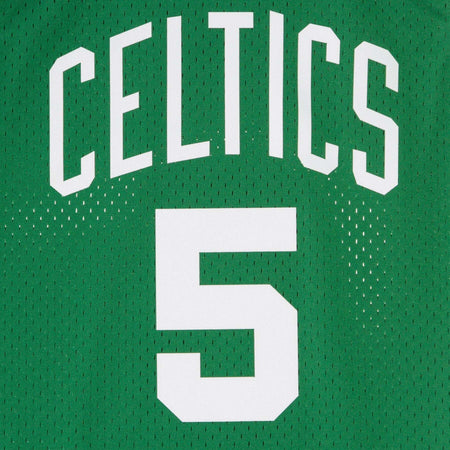 MITCHELL-&amp;-NESS-Canotta-Basket-Uomo-Nba-Swingman-Jersey-Hardwood-Classics-No-5-Kevin-Garnett-2007-08-Boscel-Road-Original-Team-Colors-da-uomo