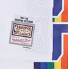 MITCHELL-&-NESS-Canotta-Basket-Uomo-Nba-Swingman-Jersey-Hardwood-Classics-No-55-Dikembe-Mutombo-1991-92-Dennug-Original-Team-Colors-da-uomo