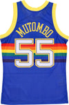 MITCHELL-&-NESS-Canotta-Basket-Uomo-Nba-Swingman-Jersey-Hardwood-Classics-No-55-Dikembe-Mutombo-1991-92-Dennug-Road-Original-Team-Colors-da-uomo