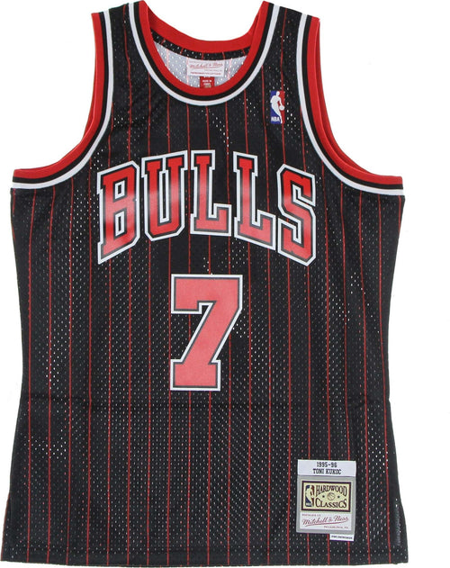 MITCHELL-&-NESS-Canotta-Basket-Uomo-Nba-Swingman-Jersey-Hardwood-Classics-No-7-Toni-Kukoc-1995-96-Chibul-Alternate-Original-Team-Colors-da-uomo