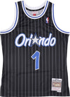 MITCHELL-&-NESS-Canotta-Basket-Uomo-Nba-Swingman-Jersey-Hardwood-Classics-No.1-Anfernee-Hardaway-1994-95-Orlmag-Road-Original-Team-Colors-da-uomo