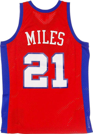 MITCHELL-&amp;-NESS-Canotta-Basket-Uomo-Nba-Swingman-Jersey-Hardwood-Classics-No.21-Darius-Miles-2000-01-Loscli-Road-Original-Team-Colors-da-uomo