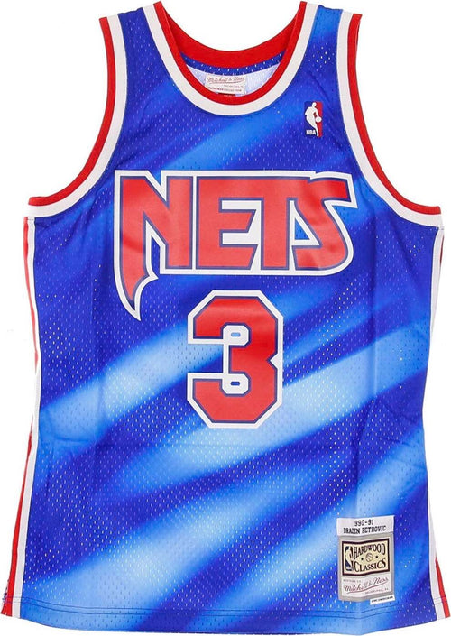 MITCHELL-&-NESS-Canotta-Basket-Uomo-Nba-Swingman-Jersey-Hardwood-Classics-No.3-Drazen-Petrovic-1990-91-Nejnet-Alternate-Original-Team-Colors-da-uomo