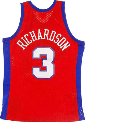 MITCHELL-&amp;-NESS-Canotta-Basket-Uomo-Nba-Swingman-Jersey-Hardwood-Classics-No.3-Quentin-Richardson-2000-01-Loscli-Road-Original-Team-Colors-da-uomo