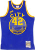 MITCHELL-&amp;-NESS-Canotta-Basket-Uomo-Nba-Swingman-Jersey-Hardwood-Classics-No.42-Nate-Thurmond-1966-67-Safwar-Road-Original-Team-Colors-da-uomo