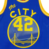 MITCHELL-&-NESS-Canotta-Basket-Uomo-Nba-Swingman-Jersey-Hardwood-Classics-No.42-Nate-Thurmond-1966-67-Safwar-Road-Original-Team-Colors-da-uomo