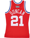 MITCHELL-&-NESS-Canotta-Basket-Uomo-Nba-Swingman-Jersey-No-21-Tim-Duncan-Team-West-Red-da-uomo