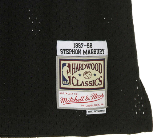 MITCHELL-&amp;-NESS-Canotta-Basket-Uomo-Nba-Swingman-Jersey-Stephen-Marbury-No.3-1997-98-Mintim-Alternate-Original-Team-Colors-da-uomo