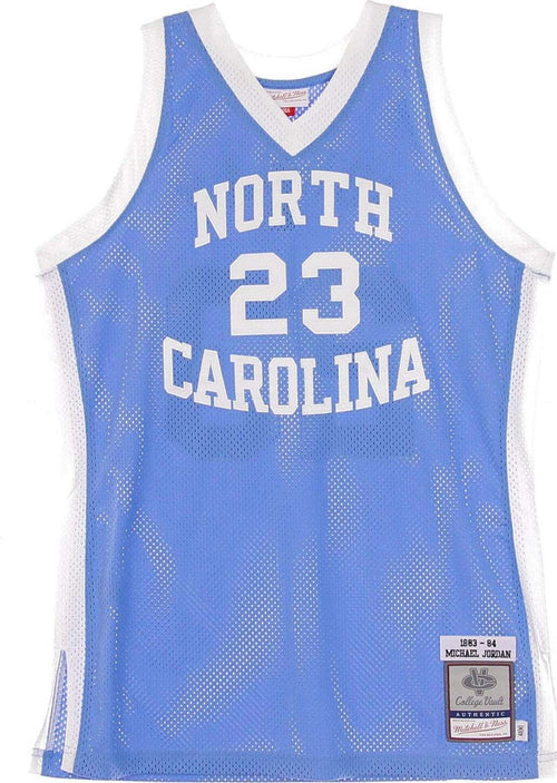 MITCHELL-&-NESS-Canotta-Basket-Uomo-Ncaa-Authentic-Jersey-No.23-Michael-Jordan-Unchee-Home-Original-Team-Colors-da-uomo