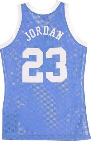 MITCHELL-&amp;-NESS-Canotta-Basket-Uomo-Ncaa-Authentic-Jersey-No.23-Michael-Jordan-Unchee-Home-Original-Team-Colors-da-uomo