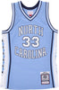 MITCHELL-&amp;-NESS-Canotta-Basket-Uomo-Ncaa-Swingman-Jersey-No-00-Player-Name-Unchee-Light-Blue-da-uomo