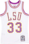 MITCHELL-&-NESS-Canotta-Basket-Uomo-Ncaa-White-Jersey-1990-No-33-Shaquille-O'neal-Loutig-White-da-uomo