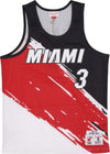 MITCHELL-&-NESS-Canotta-Tipo-Basket-Uomo-Nba-Paint-Brush-Mesh-Tank-No-3-Dwyane-Wade-Miahea-Multi/white-da-uomo
