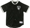 MITCHELL-&-NESS-Casacca-Bottoni-Uomo-Seasoned-Pro-Mesh-Button-Front-Bronet-Nero-da-uomo