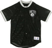 MITCHELL-&amp;-NESS-Casacca-Bottoni-Uomo-Seasoned-Pro-Mesh-Button-Front-Bronet-Nero-da-uomo