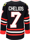 MITCHELL-&-NESS-Casacca-Hockey-Uomo-Nhl-Dark-Alternate-Jersey-1997-No-7-Chelios-Chibla-Original-Team-Colors-da-uomo