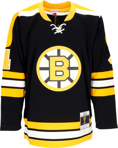 MITCHELL-&-NESS-Casacca-Hockey-Uomo-Nhl-Dark-Jersey-1971-No-4-Orr-Bosbru-Original-Team-Colors-da-uomo