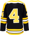 MITCHELL-&-NESS-Casacca-Hockey-Uomo-Nhl-Dark-Jersey-1971-No-4-Orr-Bosbru-Original-Team-Colors-da-uomo