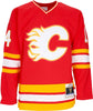 MITCHELL-&amp;-NESS-Casacca-Hockey-Uomo-Nhl-Dark-Jersey-1988-No-14-Fleury-Calfla-Red-da-uomo