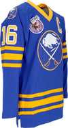 MITCHELL-&-NESS-Casacca-Hockey-Uomo-Nhl-Dark-Jersey-1992-No-16-Lafontaine-Bufsab-Blue-da-uomo